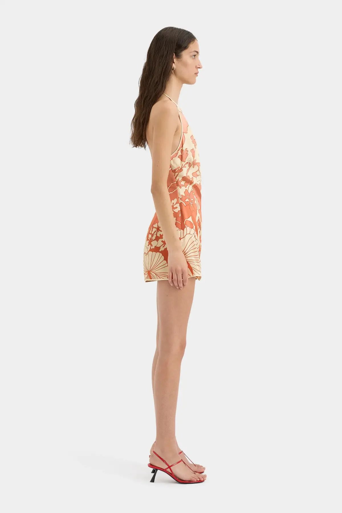 Sir the Label Como Twist Mini Dress Paradiso Print Size 8 photo 2