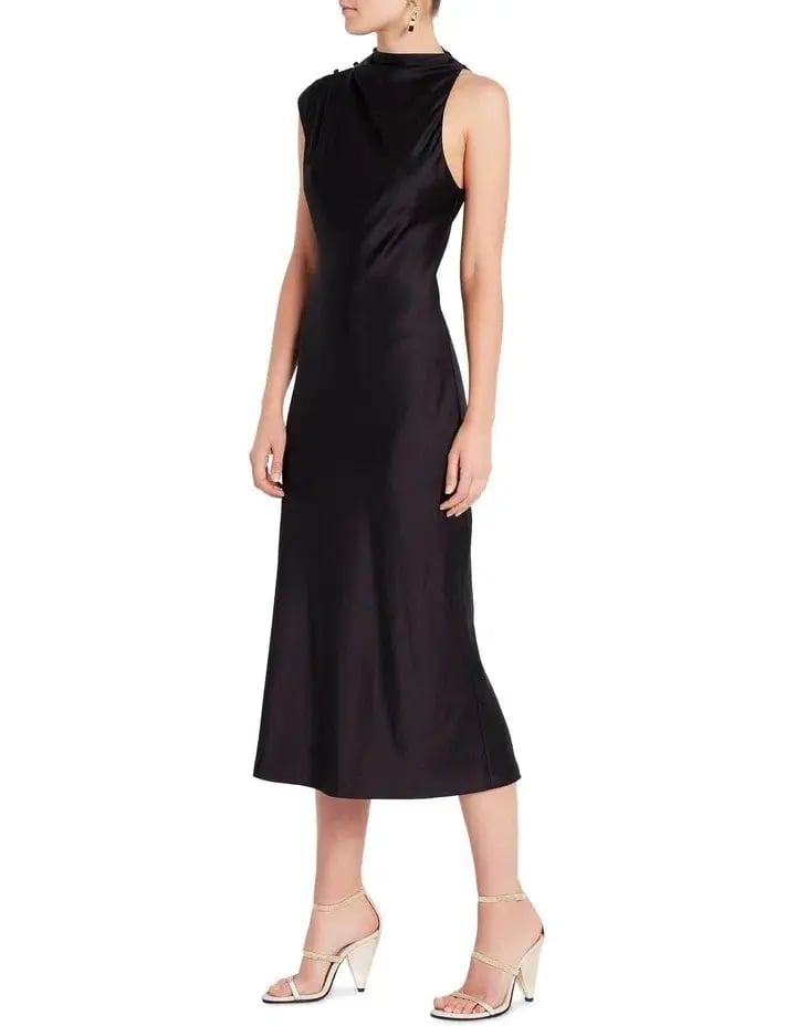 Sass & Bide Shot of Love Midi Dress Black Size 8 photo 4