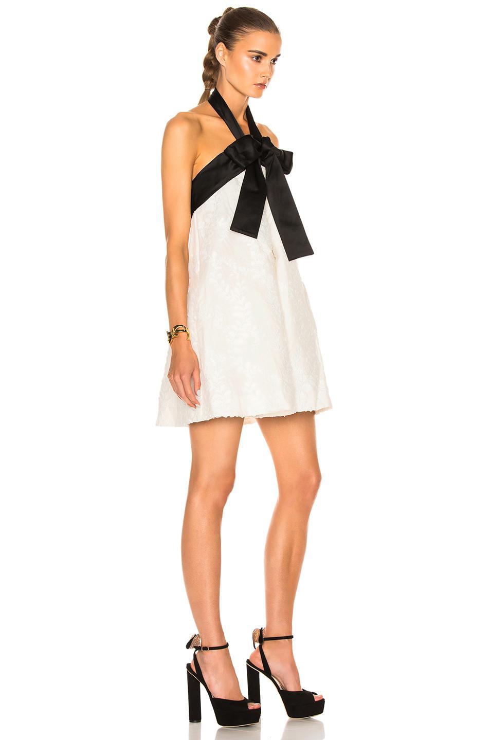 Zimmermann Winsome Suspend Bow Mini Dress Pearl Size 0 / AU 8 photo 2