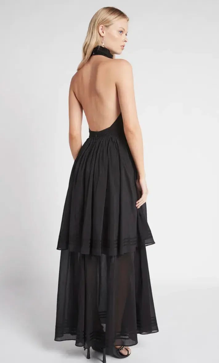 Aje Bungalow Sienna Dress Black Size 12 photo 2