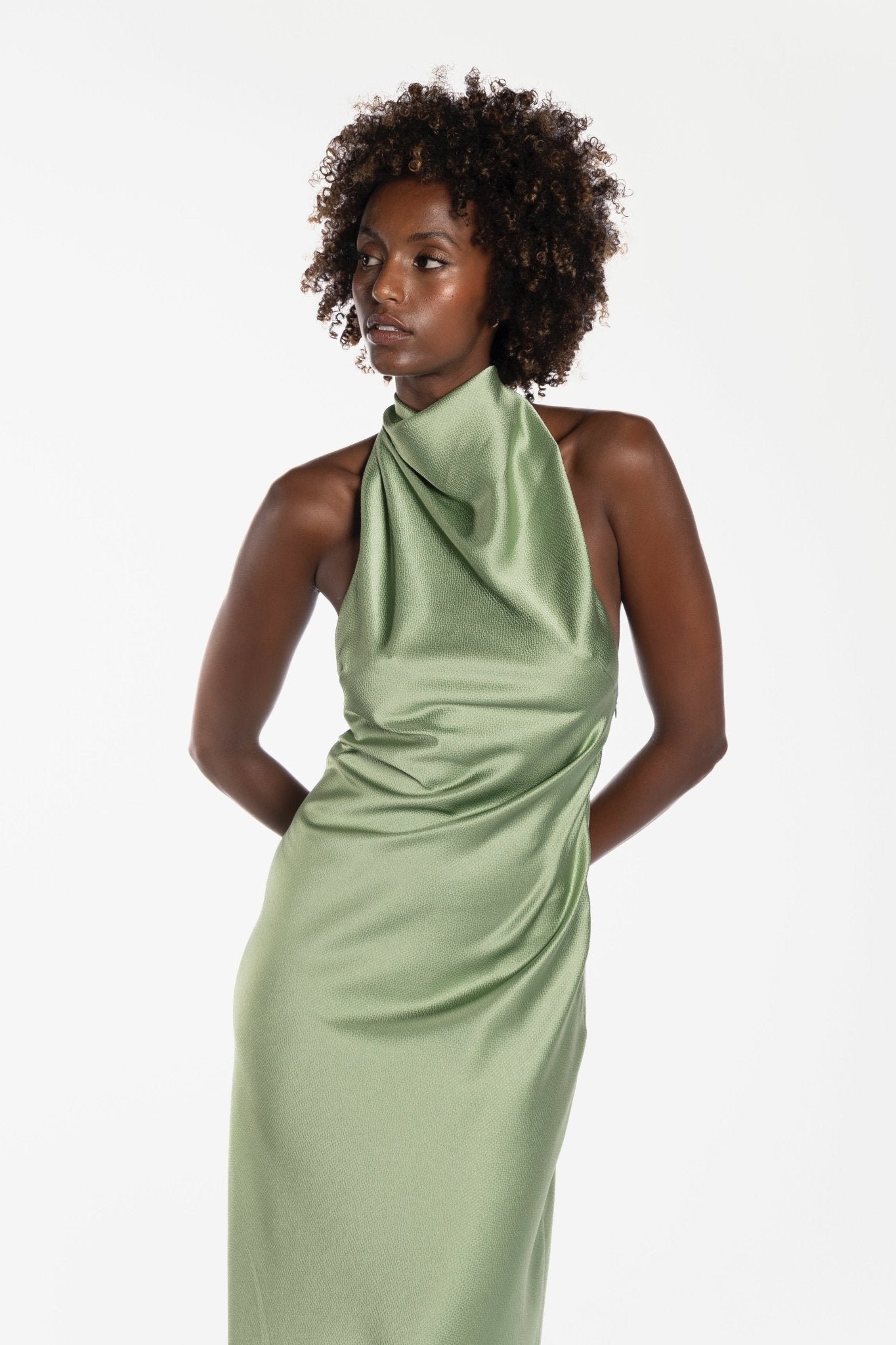 ONE FELL SWOOP KRISTINA DRESS - BANKSIA photo 7