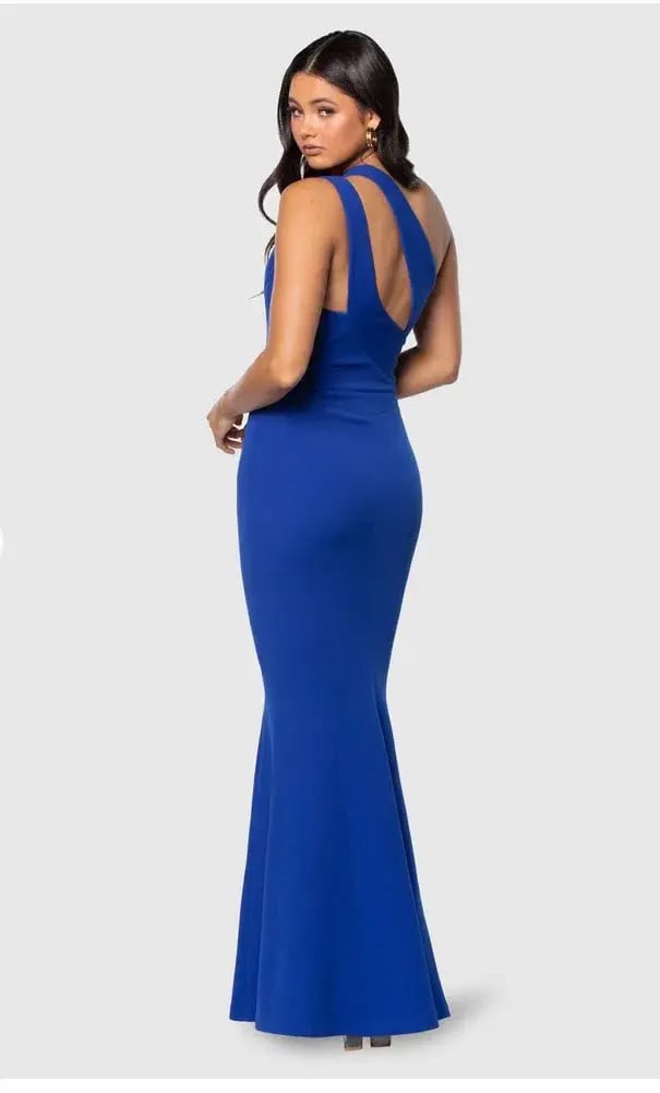 Pilgrim Jayleen Gown Cobalt Size 10 photo 3