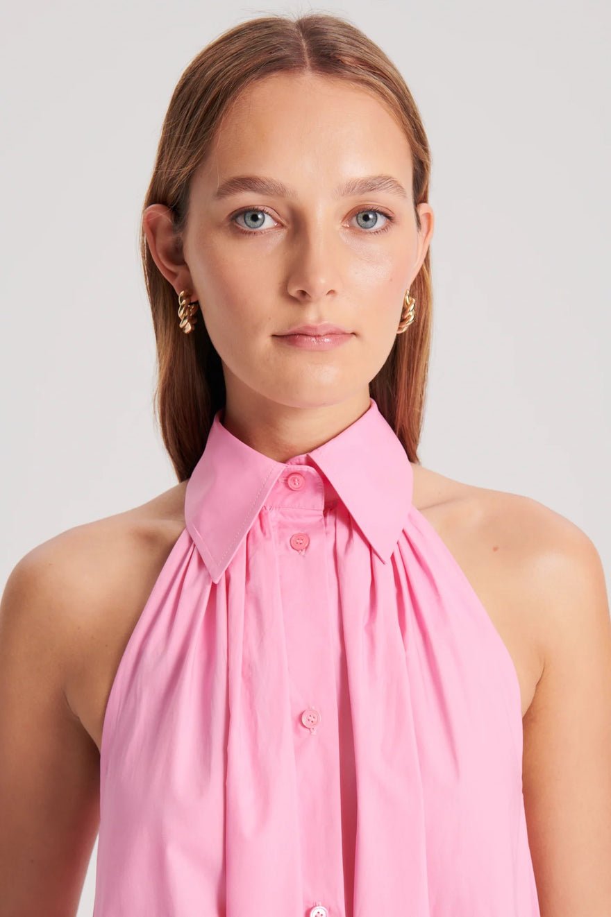 Scanlan Theodore Parachute Sleeveless Shirt Dress - Pink photo 2