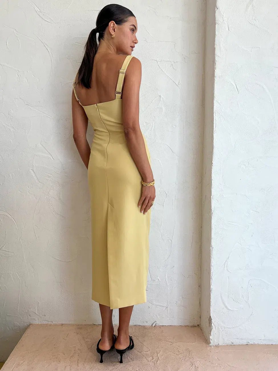 Camilla and Marc Brixton Dress Mustard Yellow Size XS / AU 6 photo 3