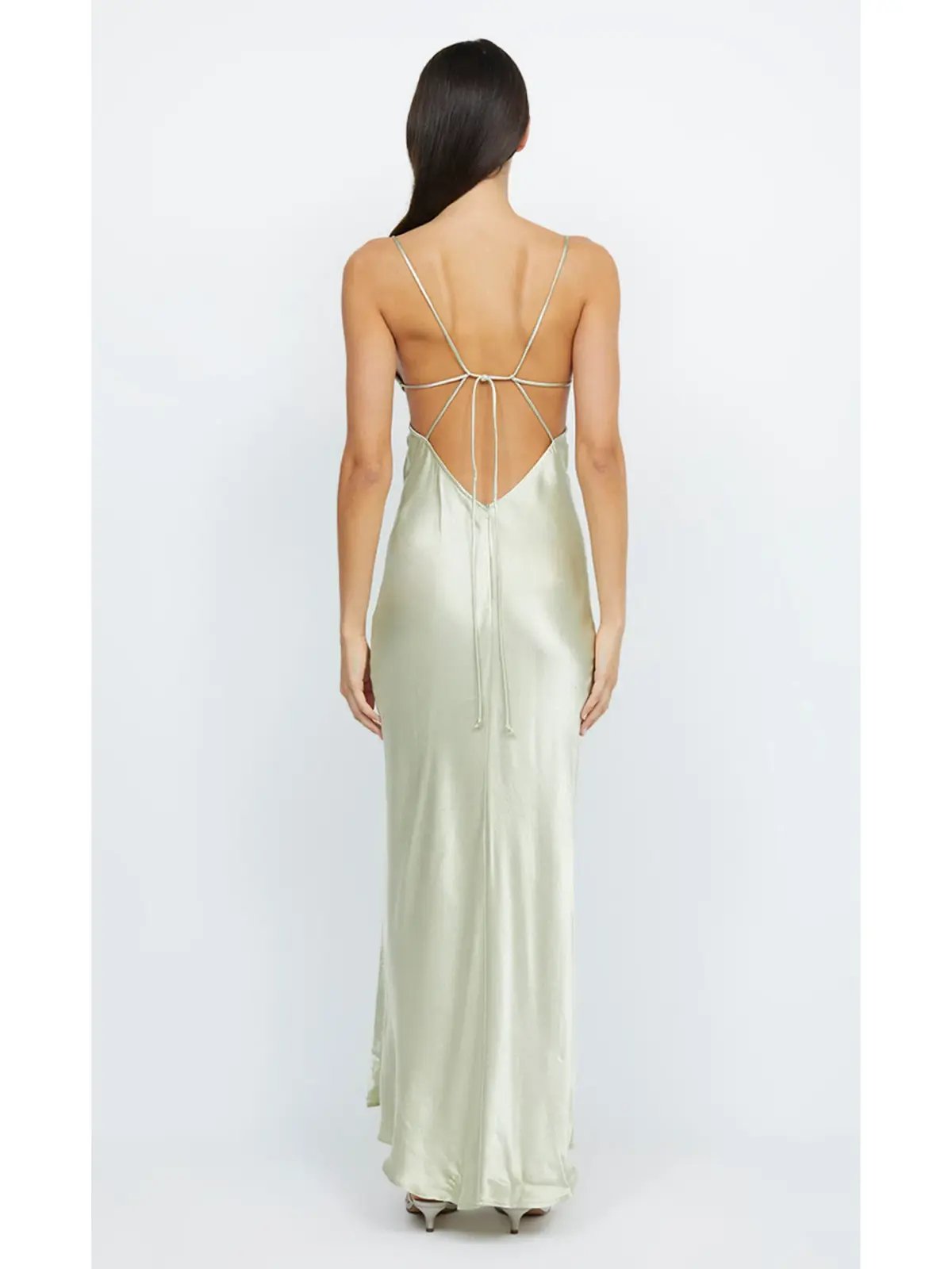 Bec & Bridge Indi Strappy Maxi Dress in Honeydew Size AU 6 photo 3
