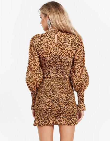 Bec & Bridge Lions Den Mini Dress Print Size AU 6 photo 2