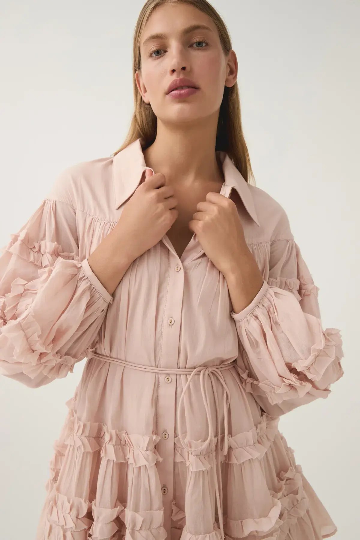 Aje Pastiche Tiered Mini Dress AU 8 photo 3