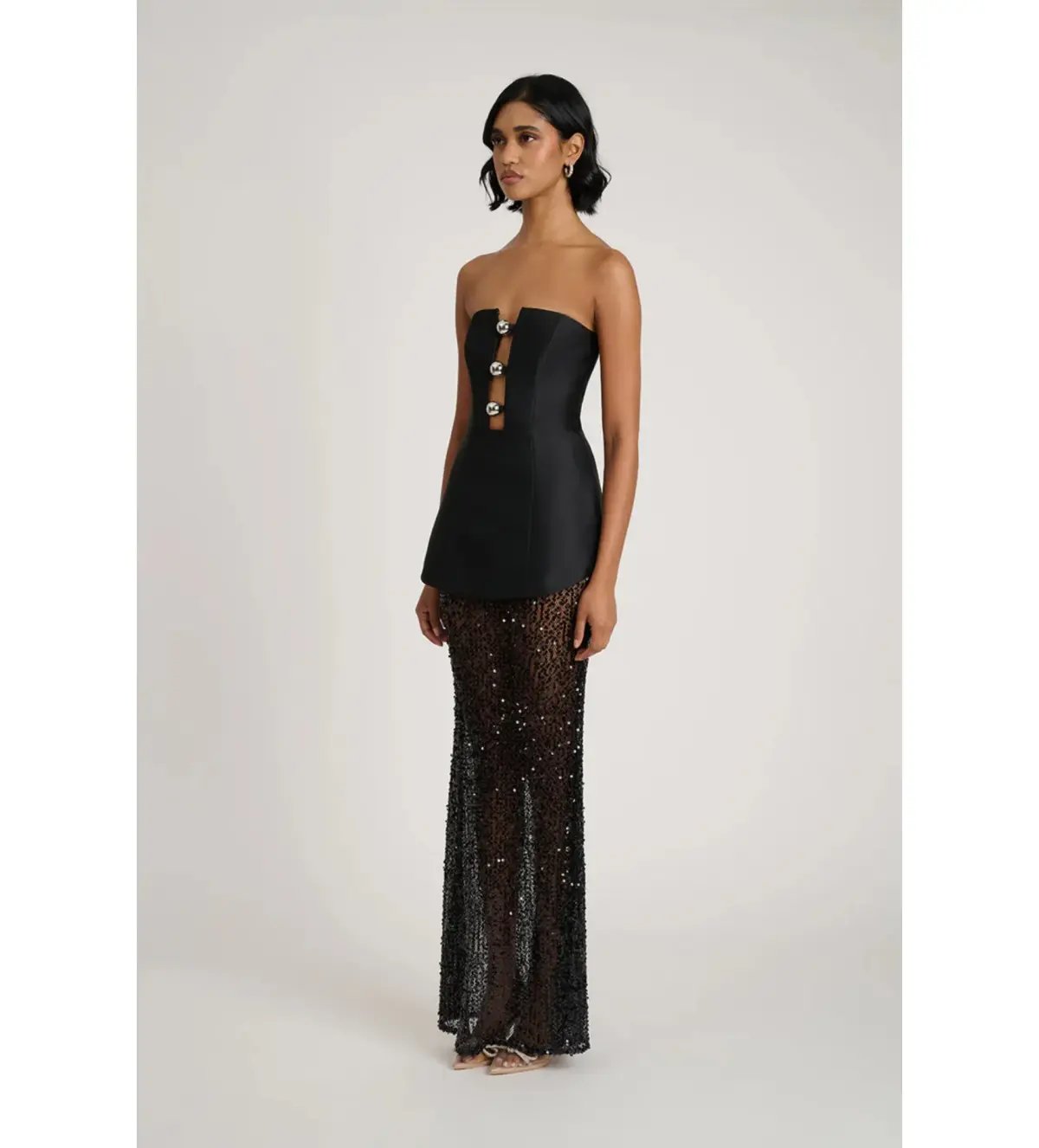 Eliya The Label Nerissa Dress in Black Size M/AU10 photo 3