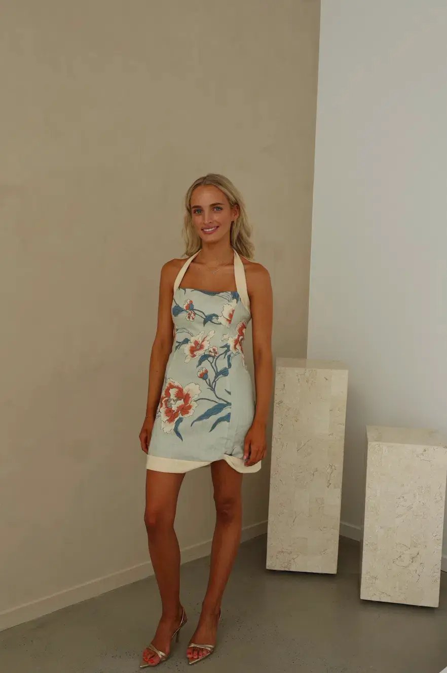 Sir The Label Roisin Mini Dress in Bloom Floral Size 8 photo 3