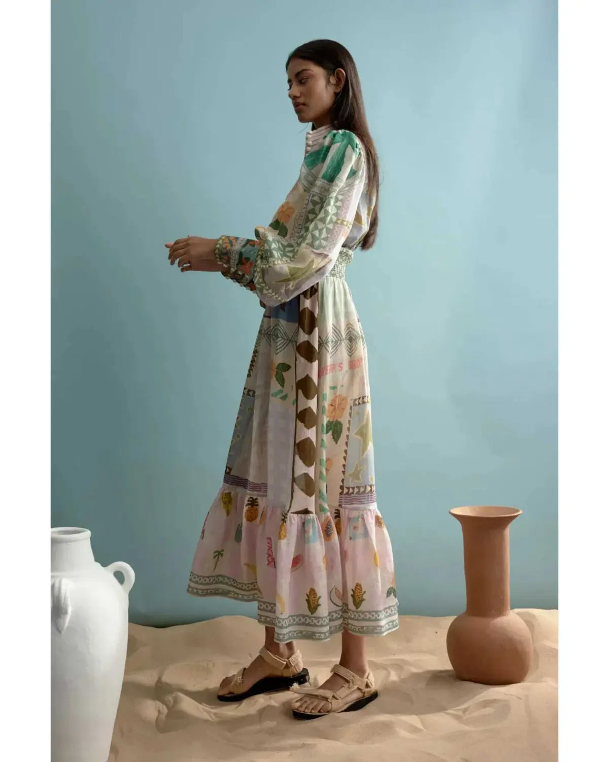 Alemais Emma Gale Shirtdress Multi Size AU 14 photo 2