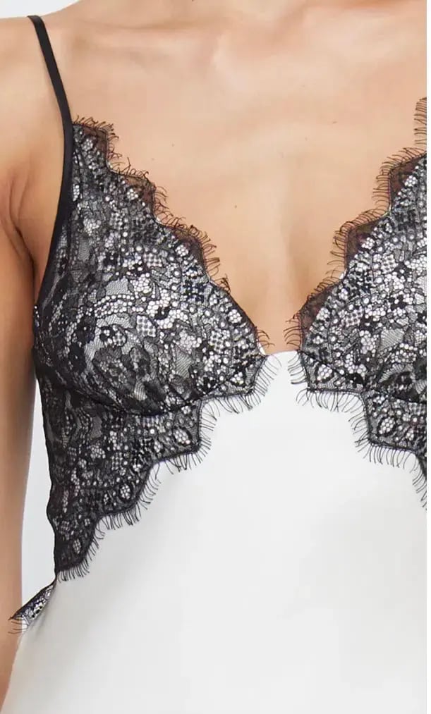 Bec & Bridge Emery Lace Maxi Dress in Ivory/Black Size 8 photo 2