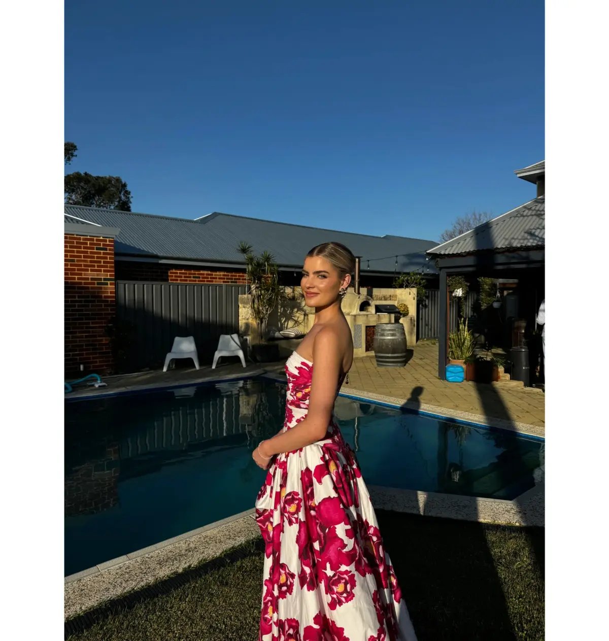 Aje Behold Maxi Dress Floral Size 4 photo 3