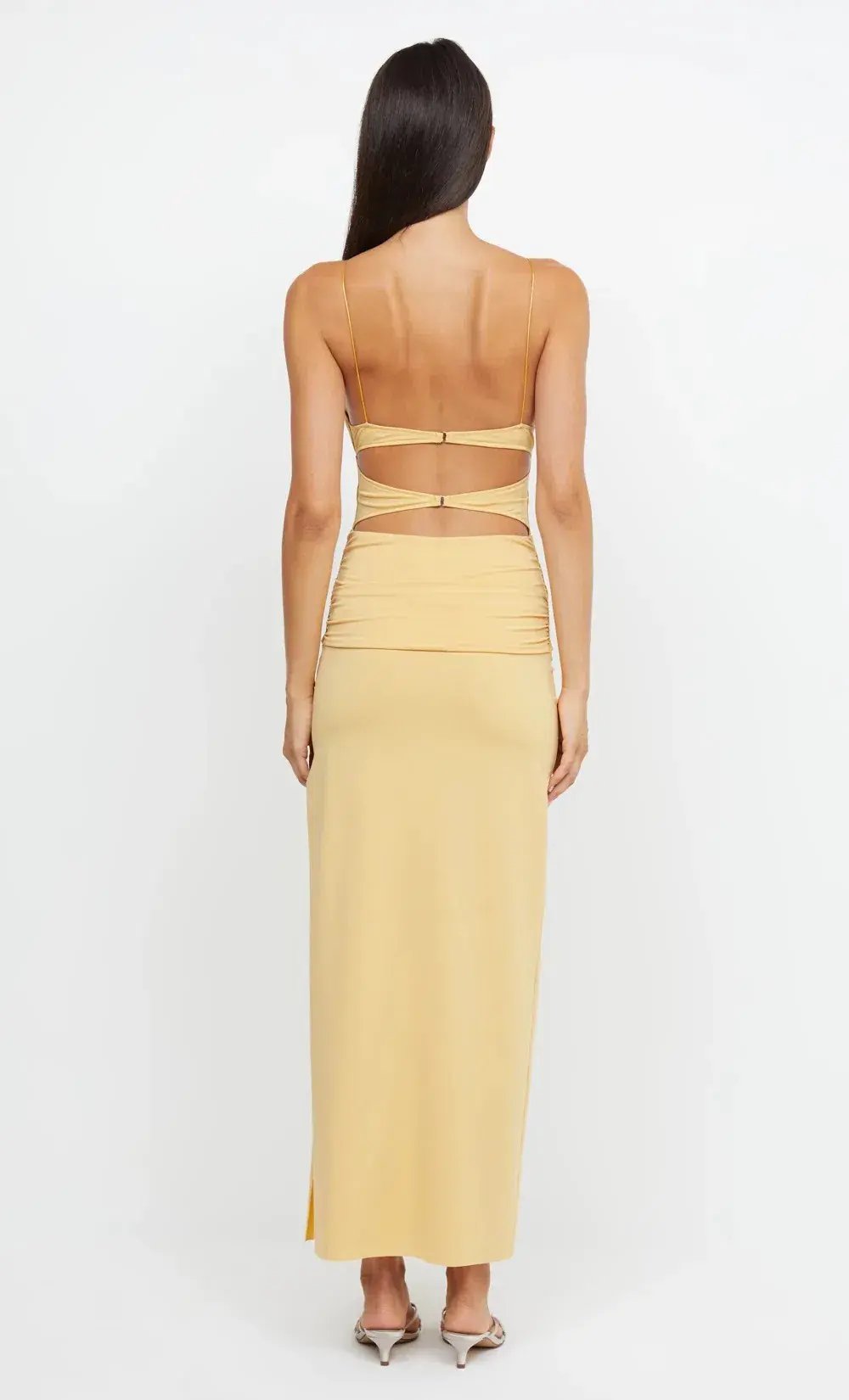 Bec & Bridge Montana Twist Dress Yellow Size 8 photo 4