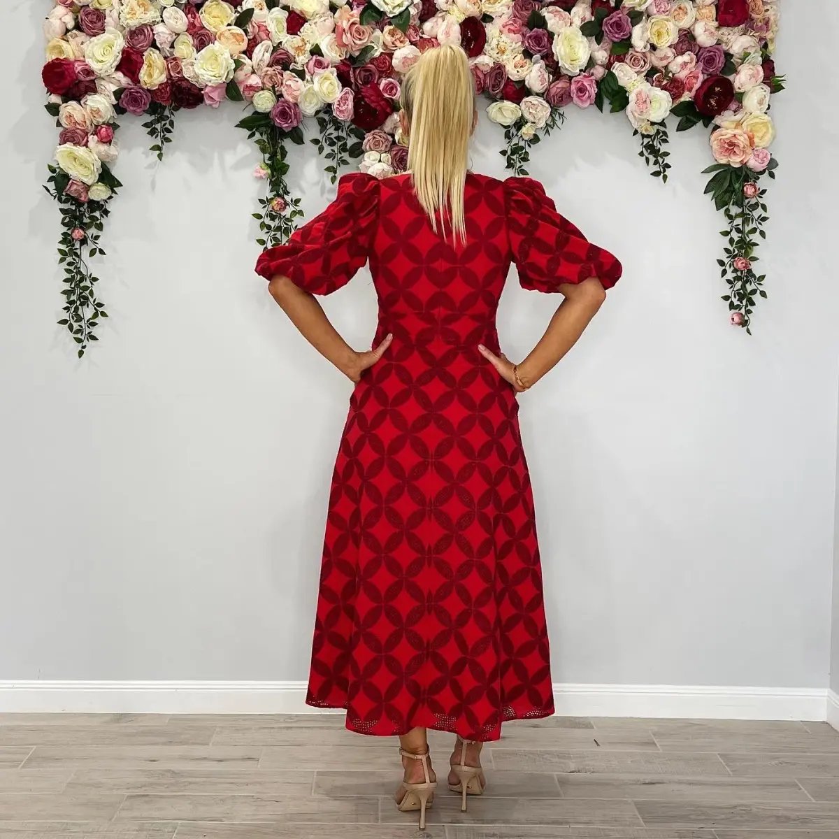 Acler Hamilton Dress Red Size 8 photo 3