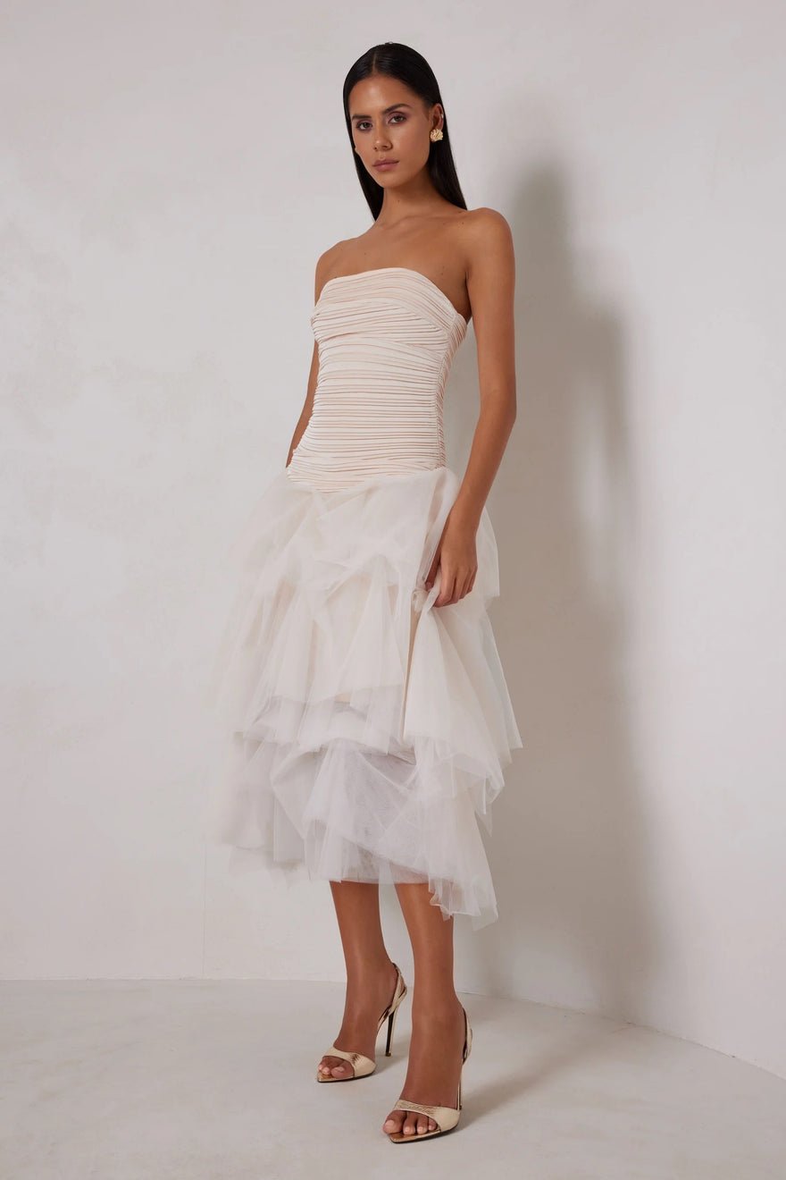 Elle Zeitoune Celine Dress - Ivory photo 3