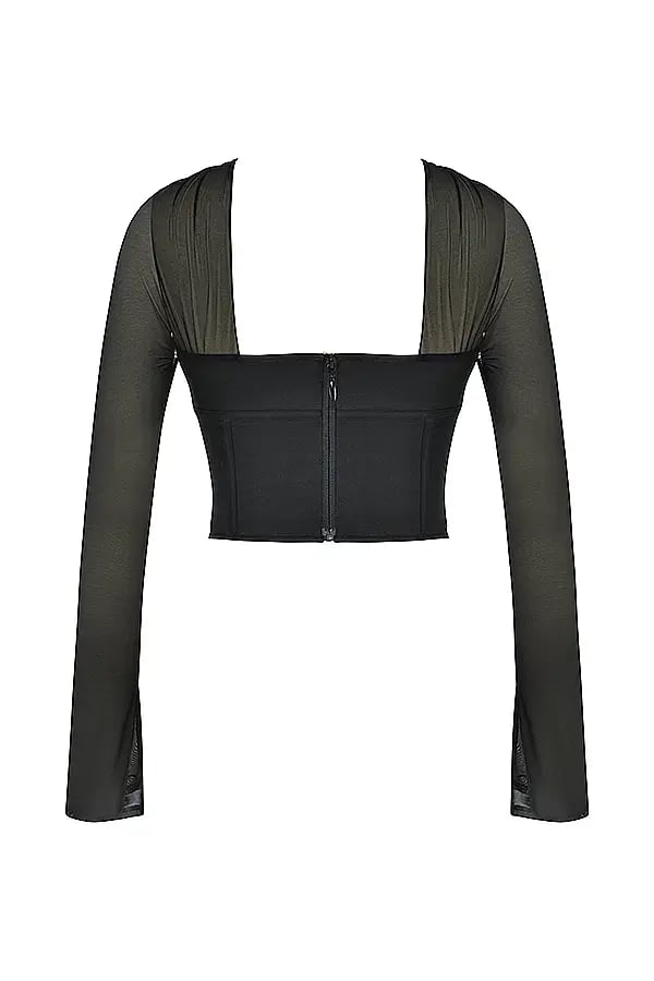 House of CB Mina Structured Corset Black Size S / Au 8 photo 8