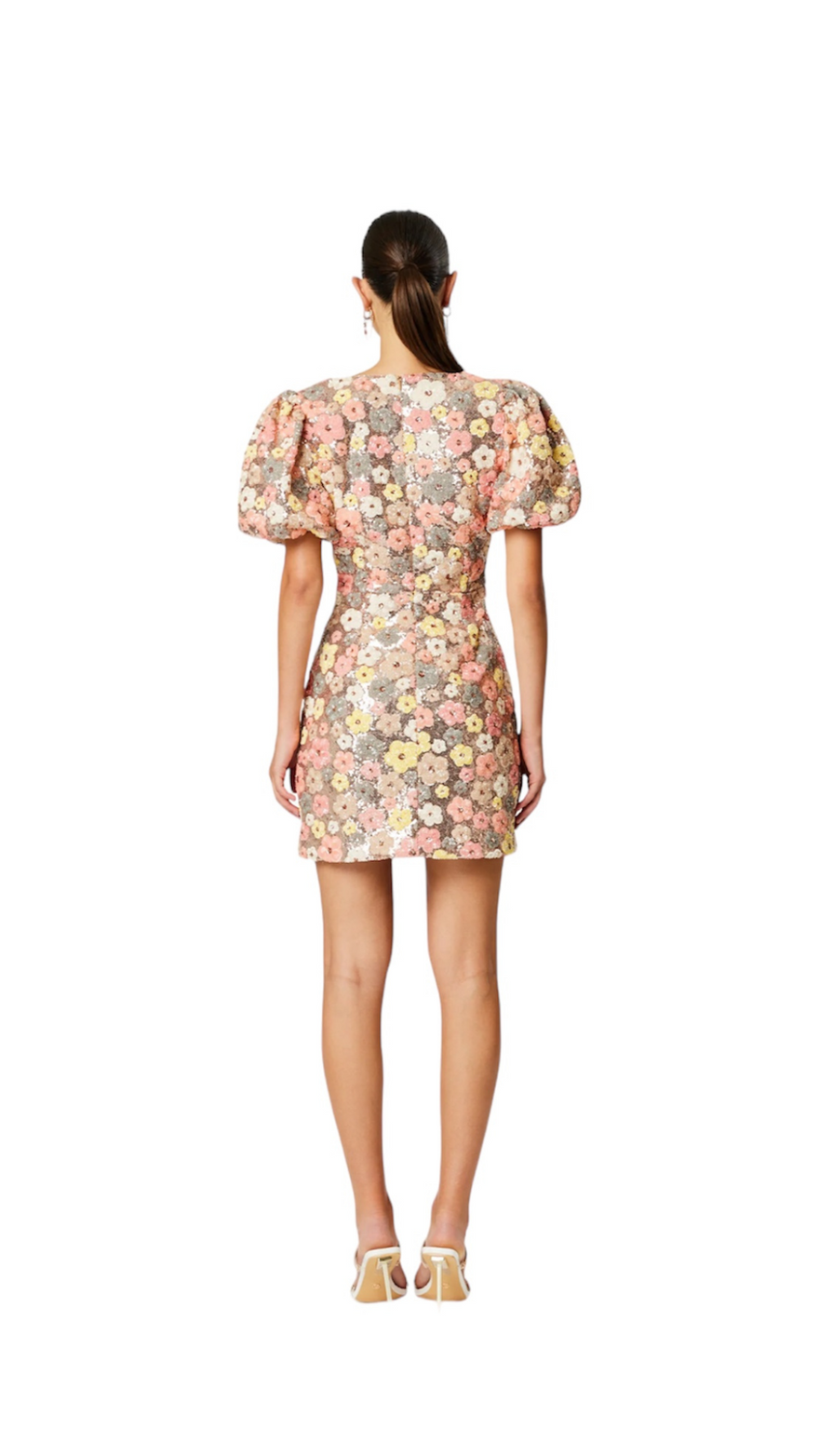Elliatt Garden Mini Puff Sleeve Dress photo 4