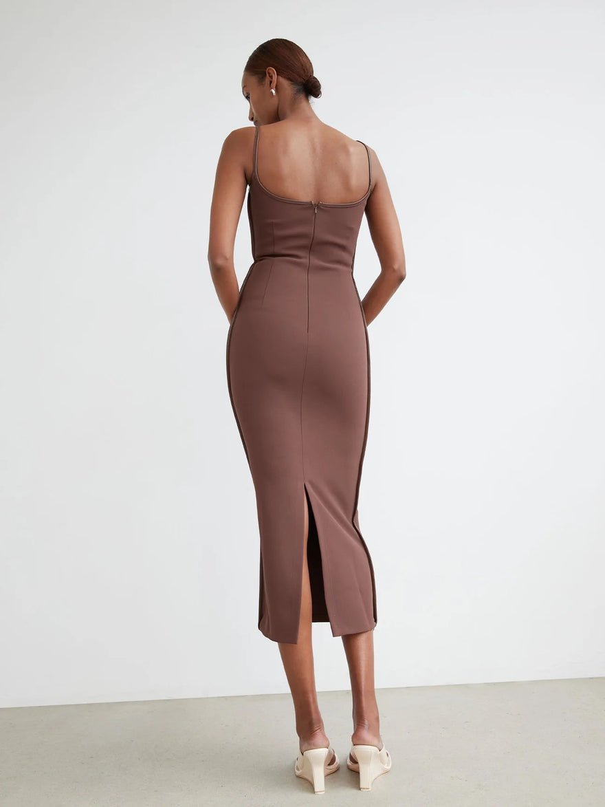Paris Georgia Heart Dress - Cocoa photo 5