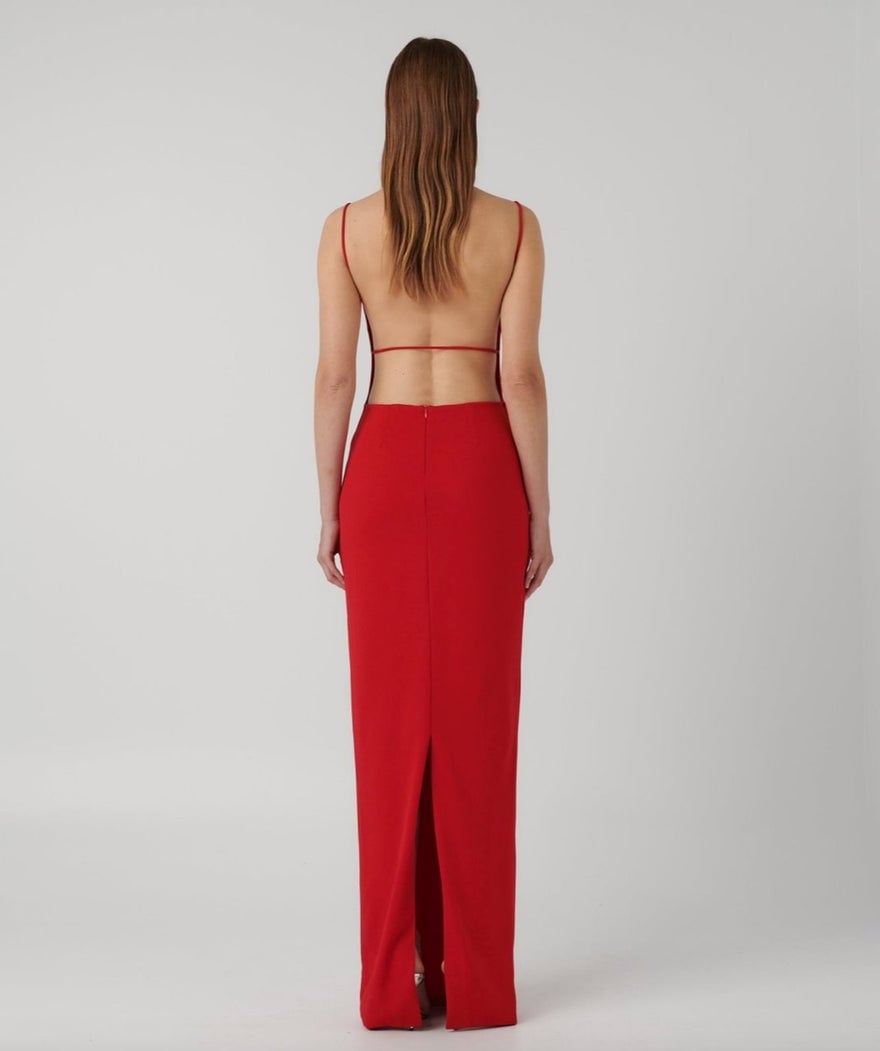 Effie Kats Gabbi Gown Red photo 3