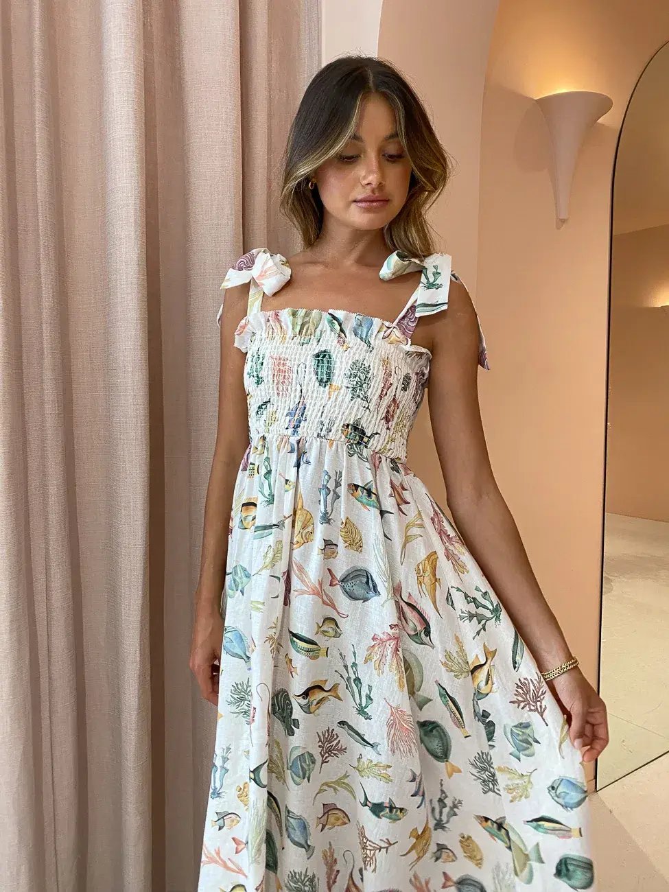 Alemais Wanda Midi Sundress Print Size 10 photo 3