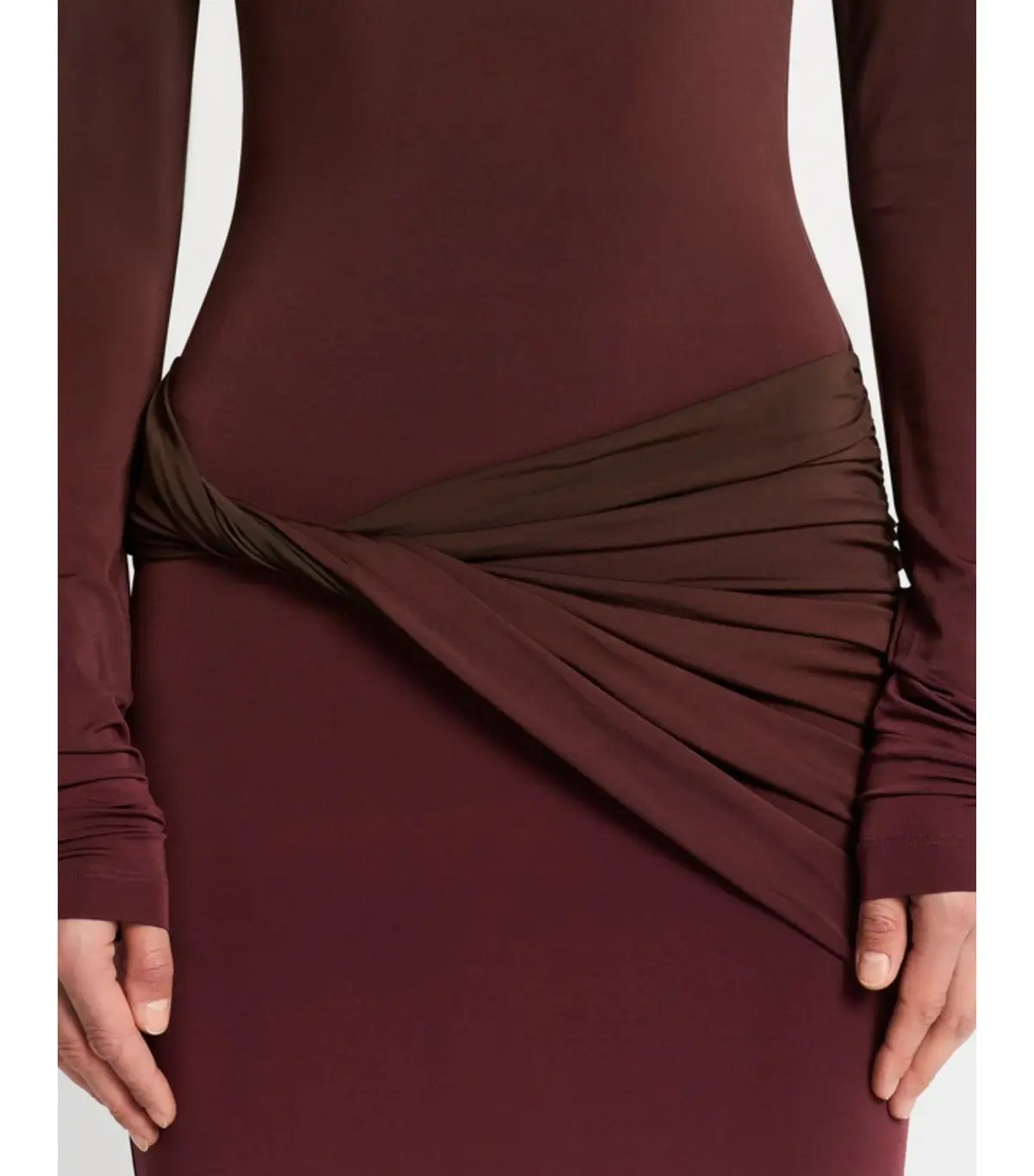 Sass & Bide Life Form Jersey Maxi Dress Ombre Cherry Size S / AU 8 photo 2