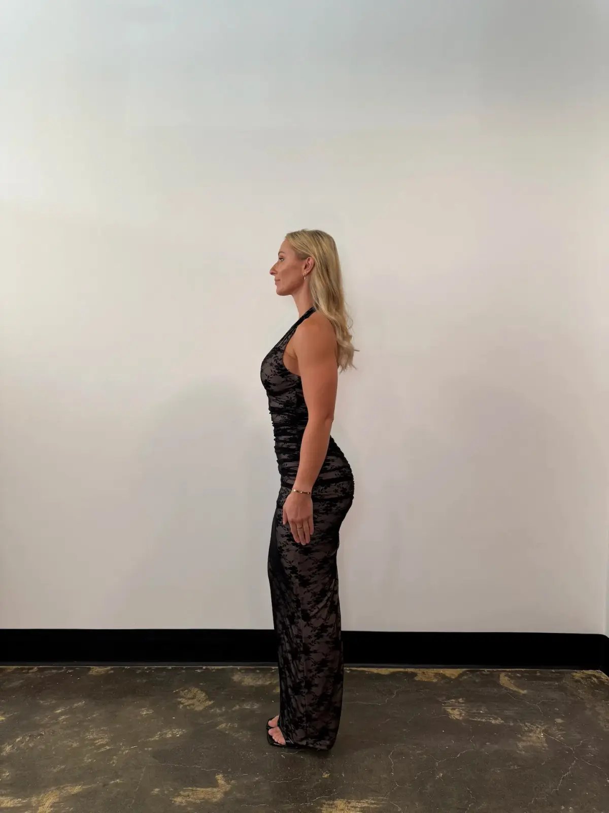 Nookie Arabella Halter Maxi Black Size AU 10 photo 3
