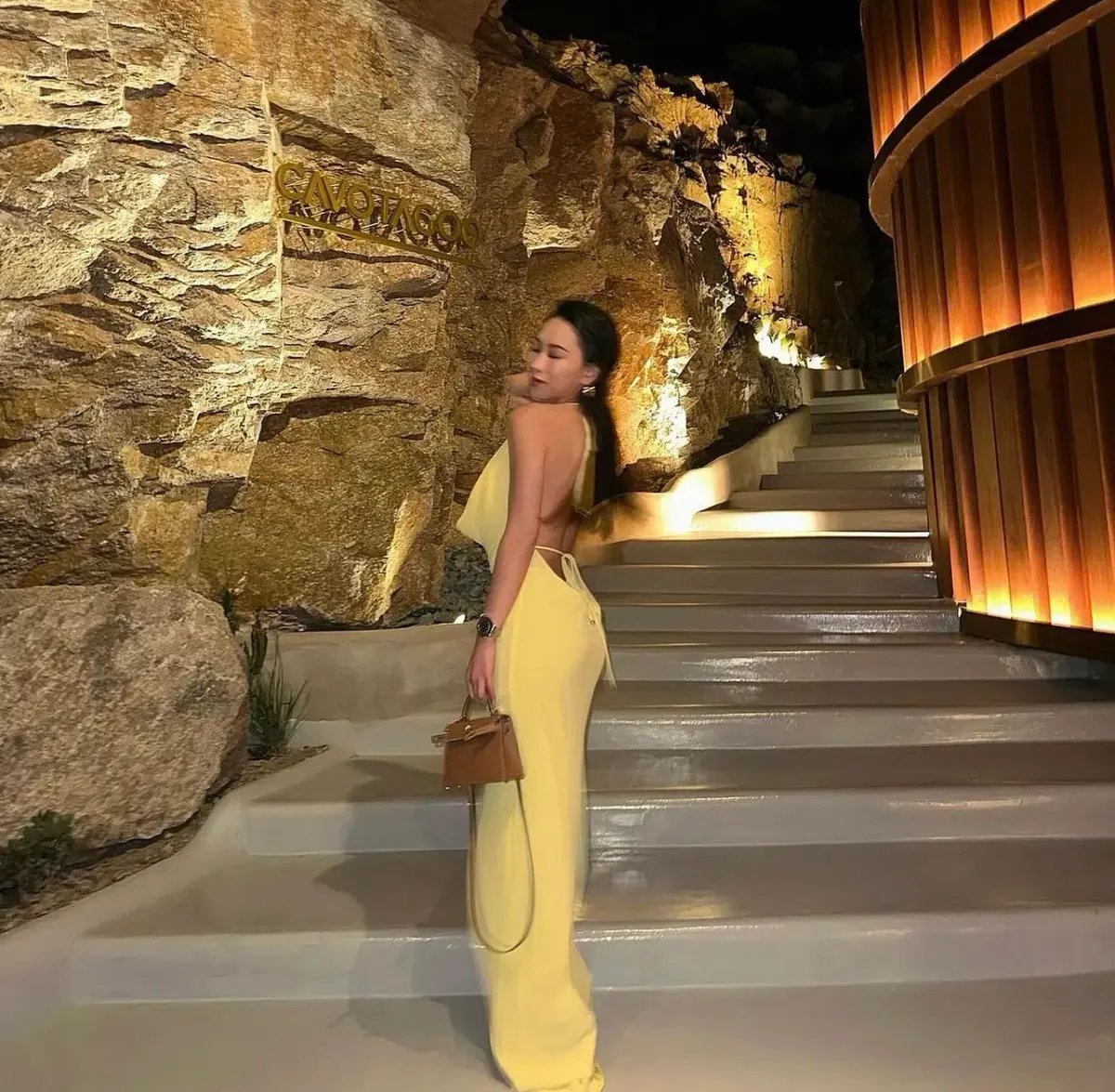 Melani The Label Lopez Gown Yellow Size 6 photo 2