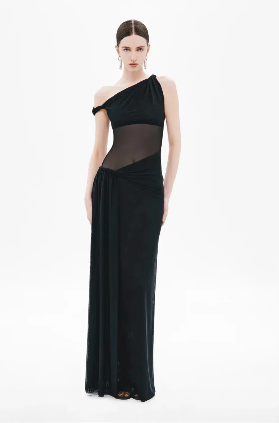 MISHA THE SISAL MESH DRESS - Black XS AU 6 photo 3