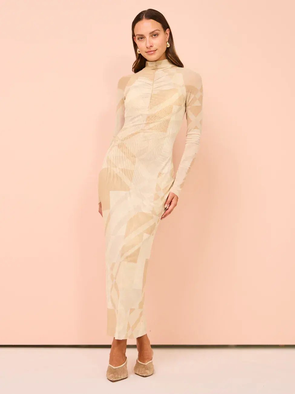 Camilla and Marc Esra Midi Dress Print Size 8 photo 2