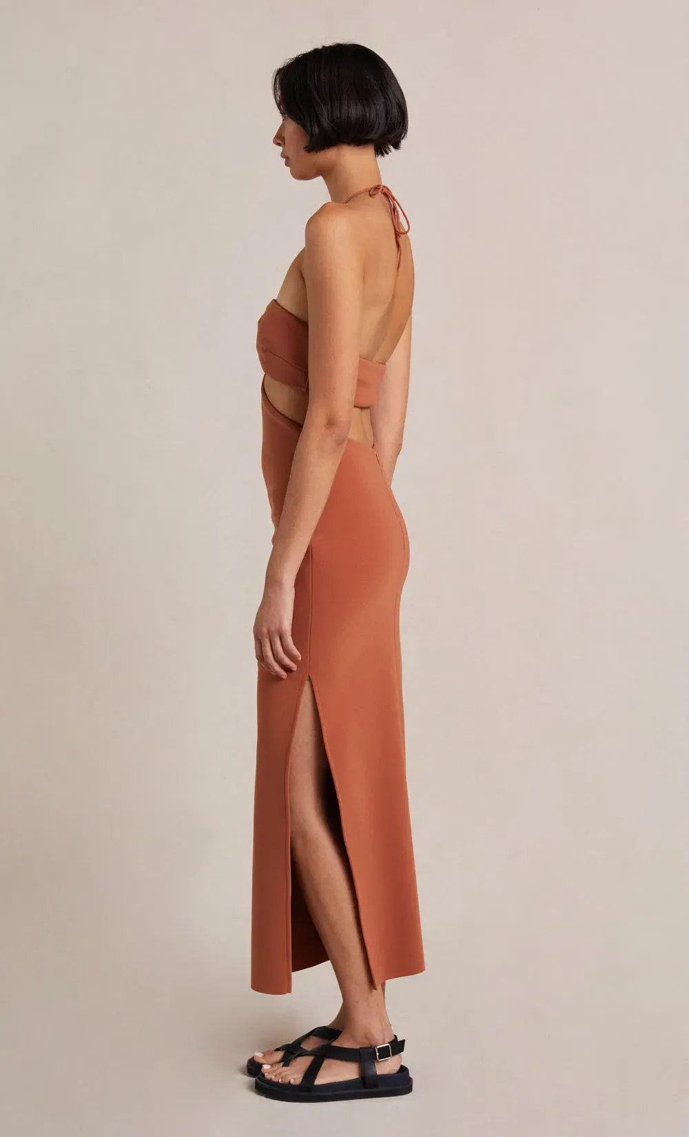 Bec & Bridge Alba Dress Terracotta Size 6 photo 2