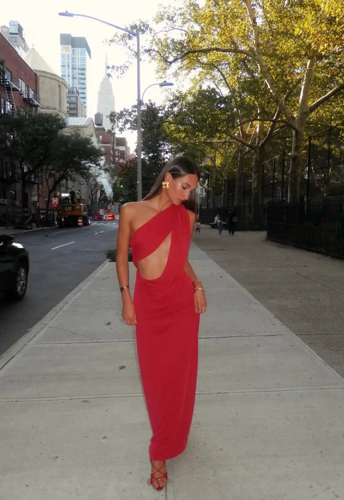 MISHA Collection The Solstice Cupro Dress in Cherry Red Size S / 8 AU photo 6