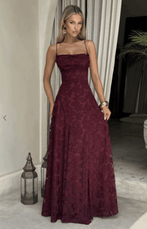 Babyboo Babyboo Francis Maxi Dress - Cherry photo 2