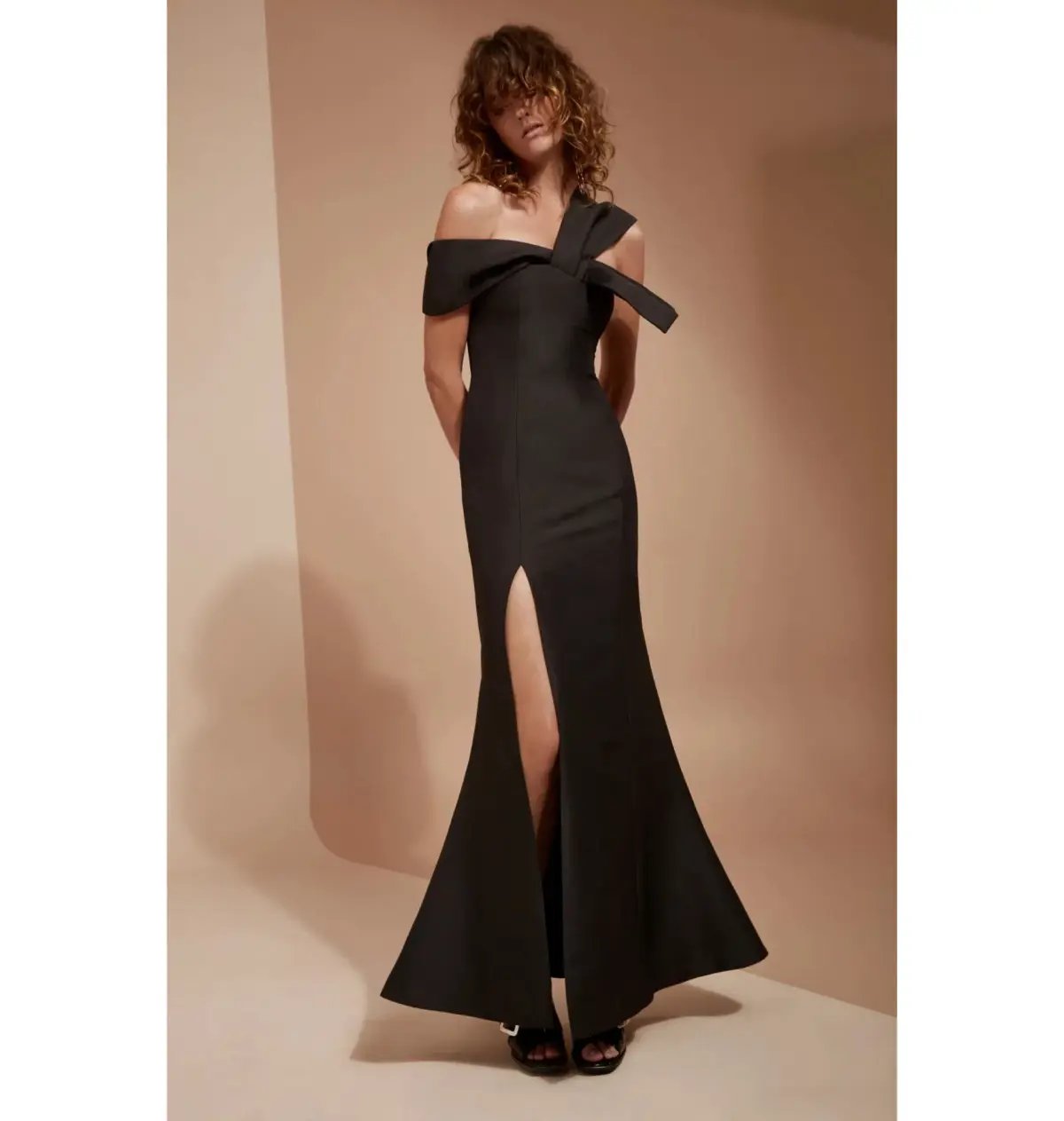 C/MEO Collective Need You Mermaid Gown Dress Black Size AU 8 photo 2