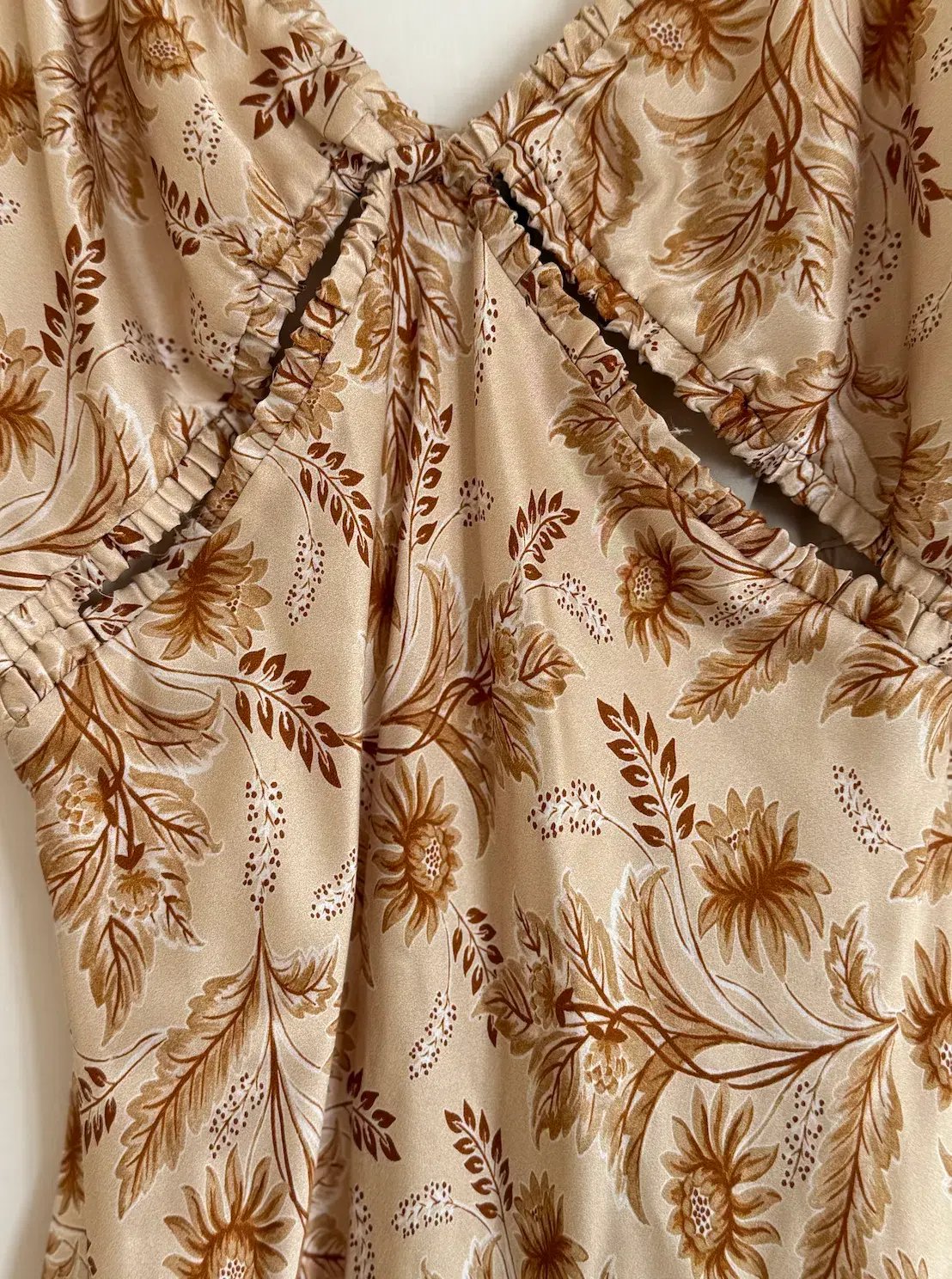 Bec & Bridge Fleetwood Midi Dress Cream Floral Size 8 photo 5
