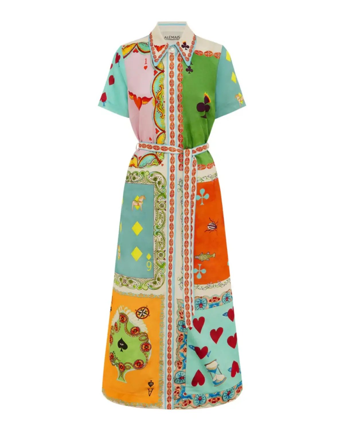 Alemais Rummy Shirt Dress Multi Size AU 16 photo 4