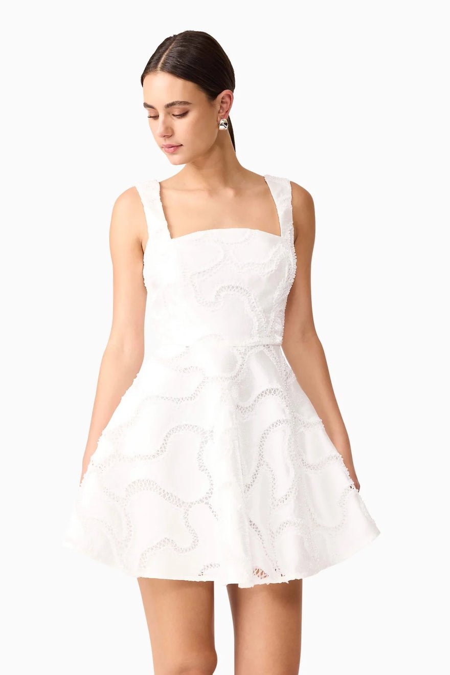 Elliatt Elara Mini Dress - Ivory photo 3