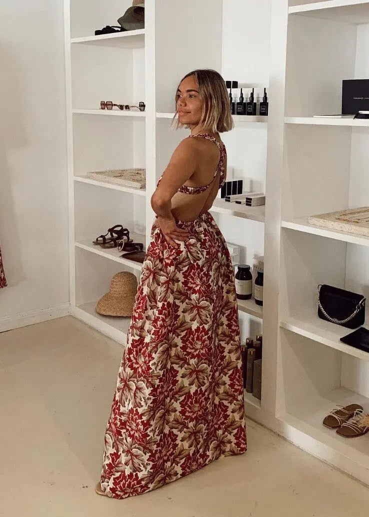 Sir the Label Valetta Maxi Dress Floral Print Size 1 / AU 8 photo 4