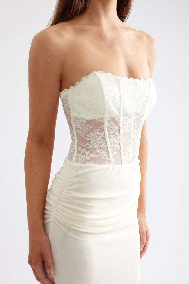Lexi Alla Dress - Butter Cream photo 2