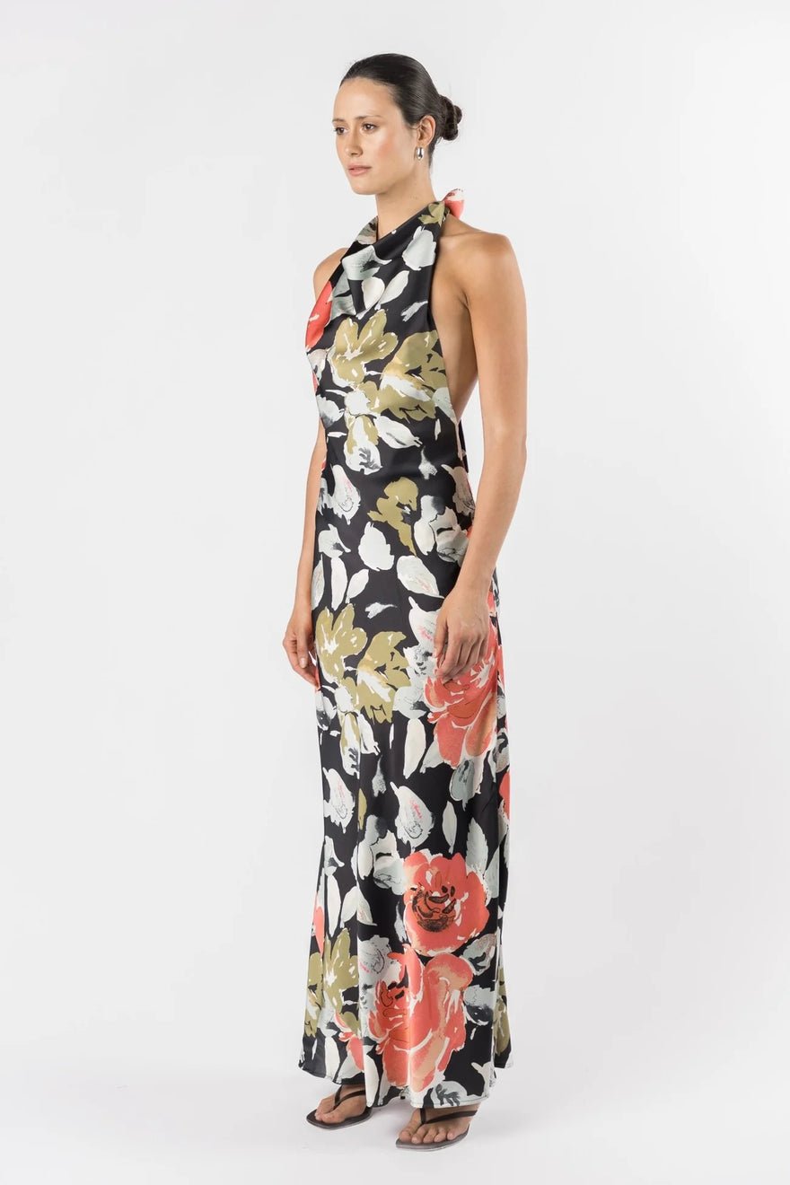One Fell Swoop Kristina Dress - Kuro Hana Print photo 2
