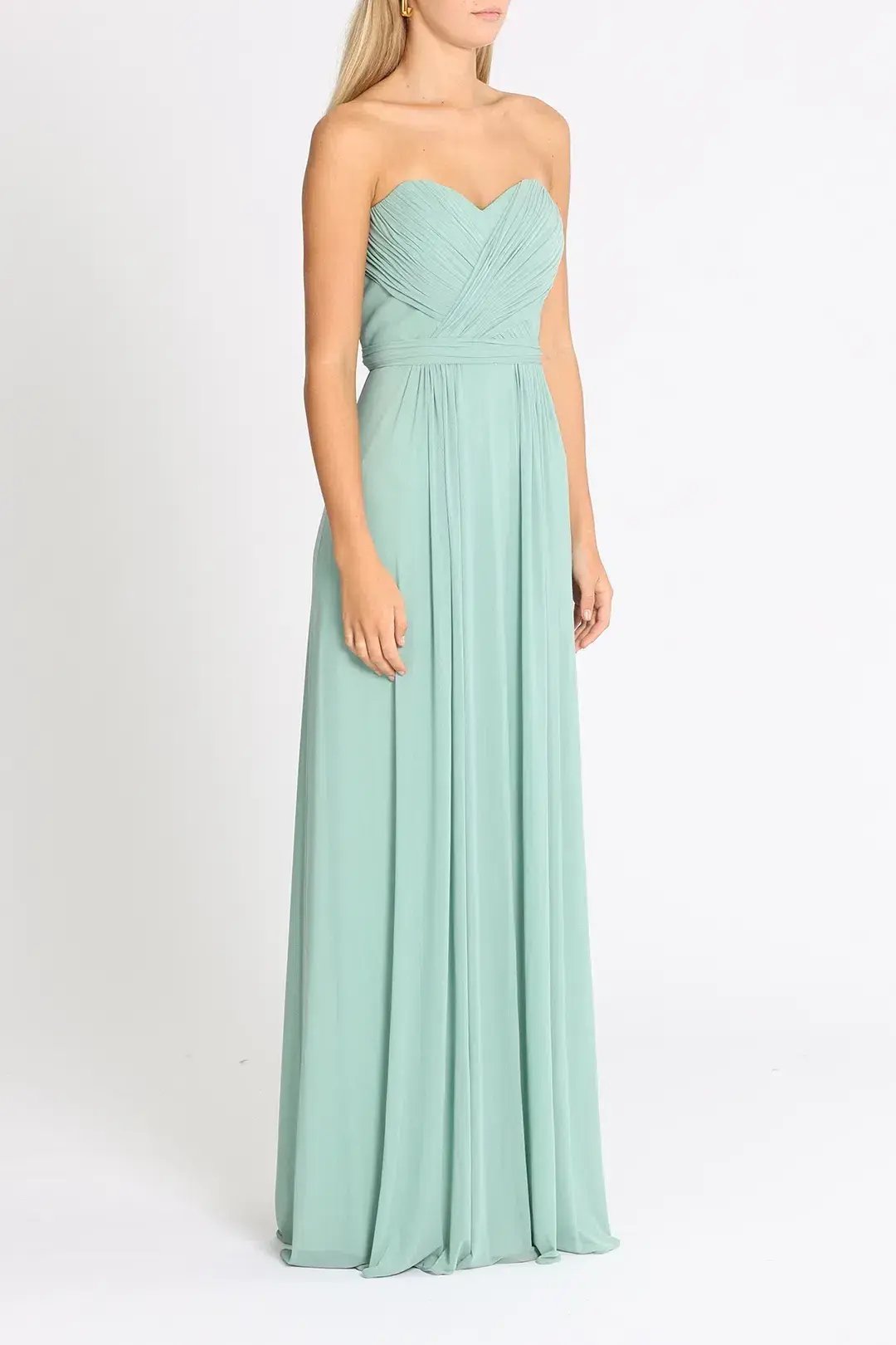 Tania Olsen Raven TO832 Strapless Gown in Mint Size 10 photo 2