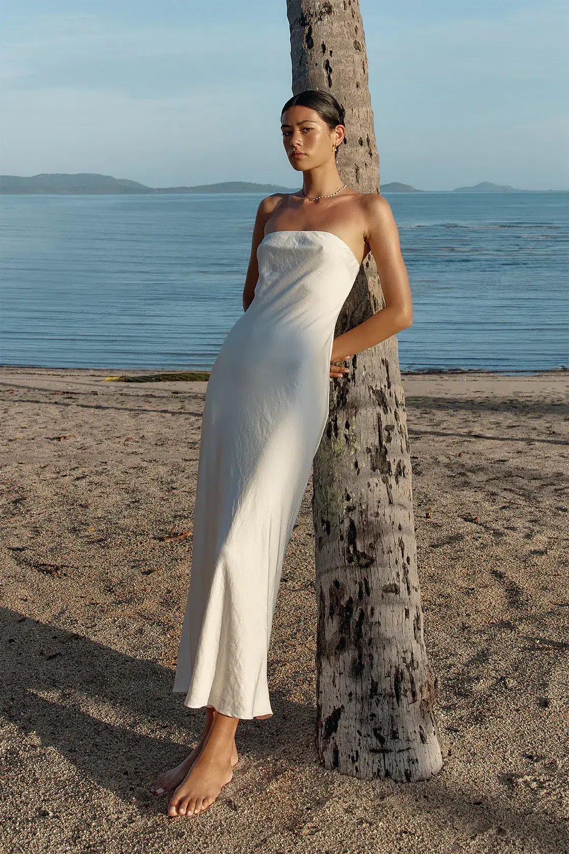 Kookai Milan Ivy Slip Dress Ivory Size 36/AU 8 photo 2