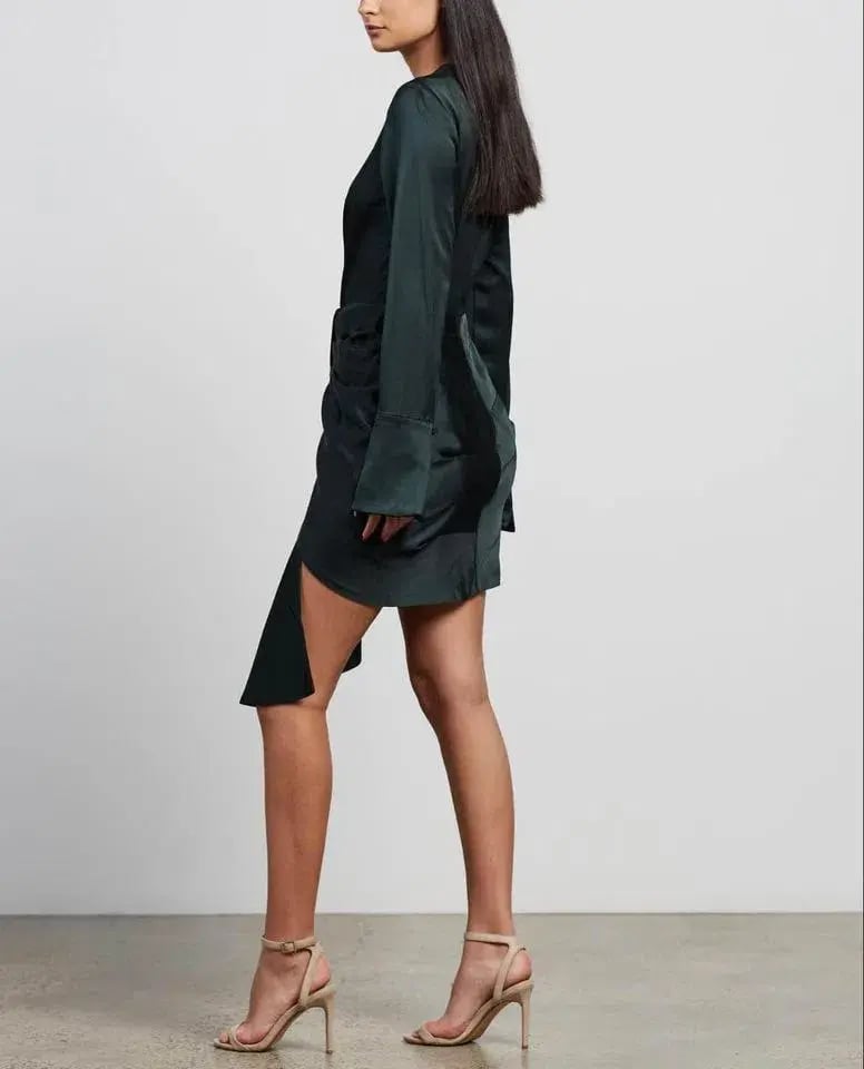 Significant Other Dahlia Dress Deep Pine Size 10 photo 2