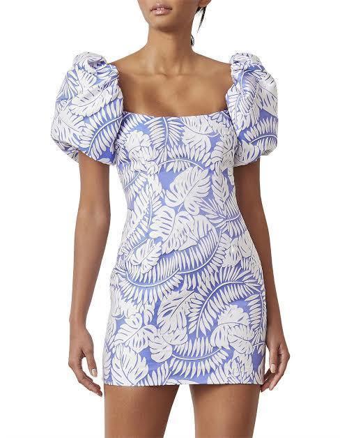 Bec & Bridge Banana Mini Dress Print Size AU 6 photo 2