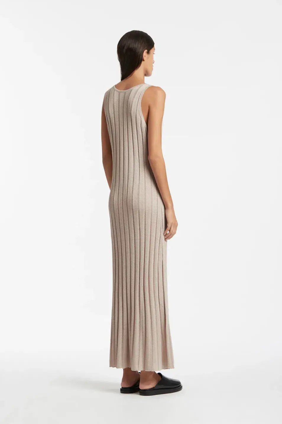 Sir the Label Isobel V Neck Dress Beige Size 1/AU 8 photo 3