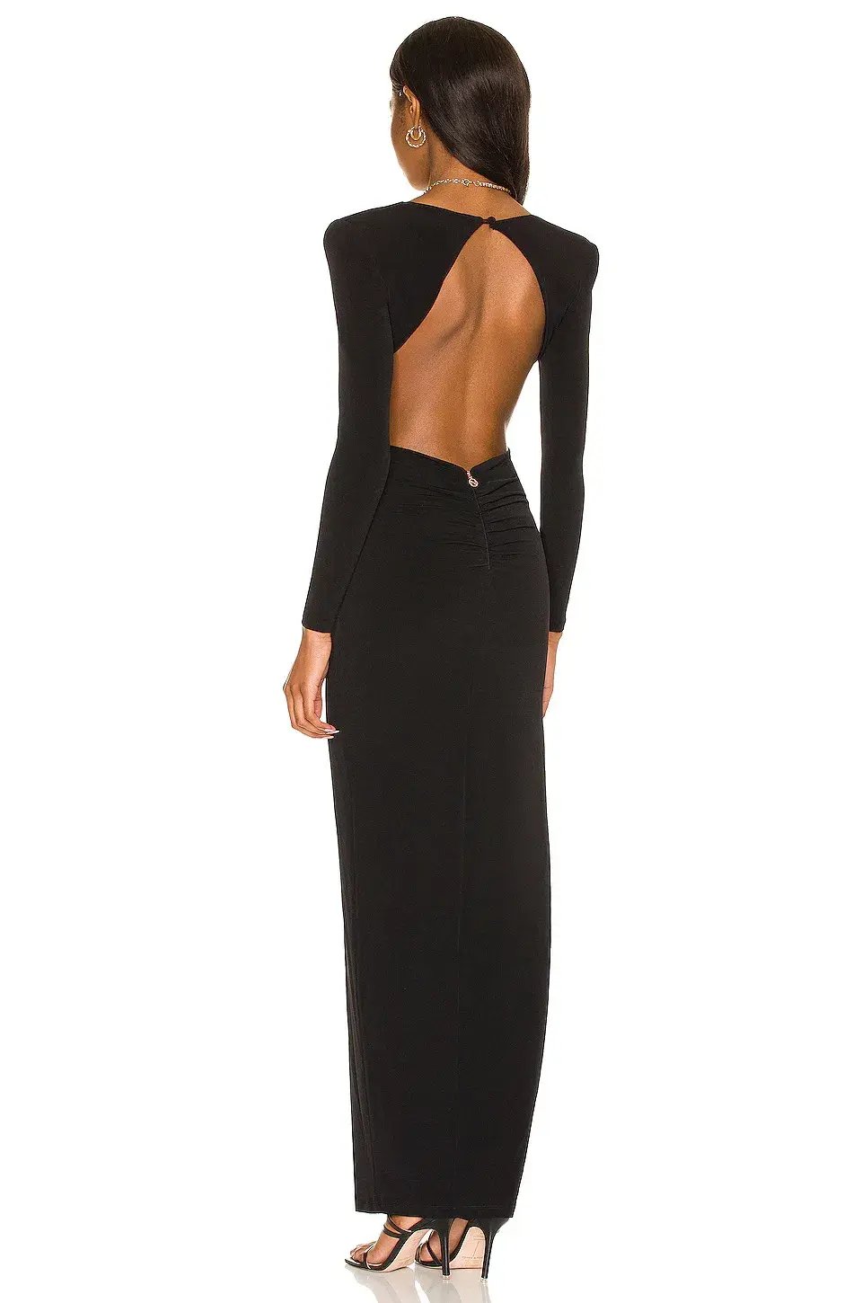 Nookie Jewel Gown Black Size S photo 3