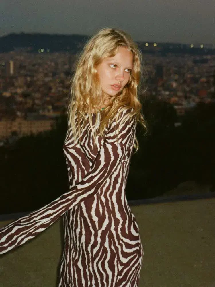 Realisation Par The Gia Maxi Dress Animal Print Size 10 photo 2