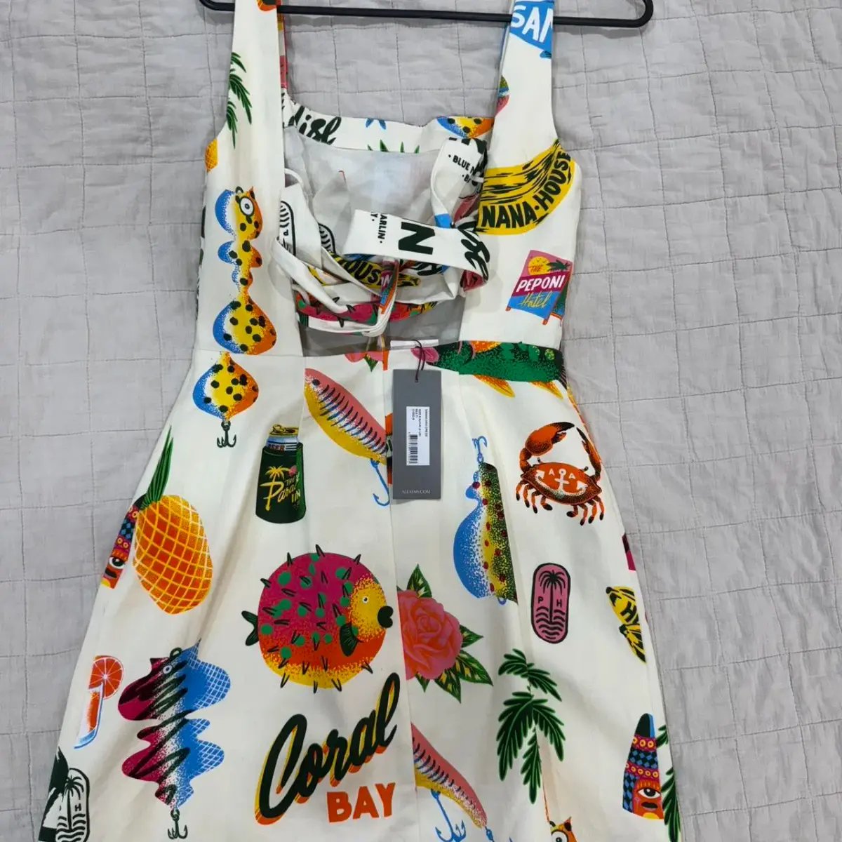 ALÉMAIS Samaki Mini Dress Size AU 8 US 4 photo 6