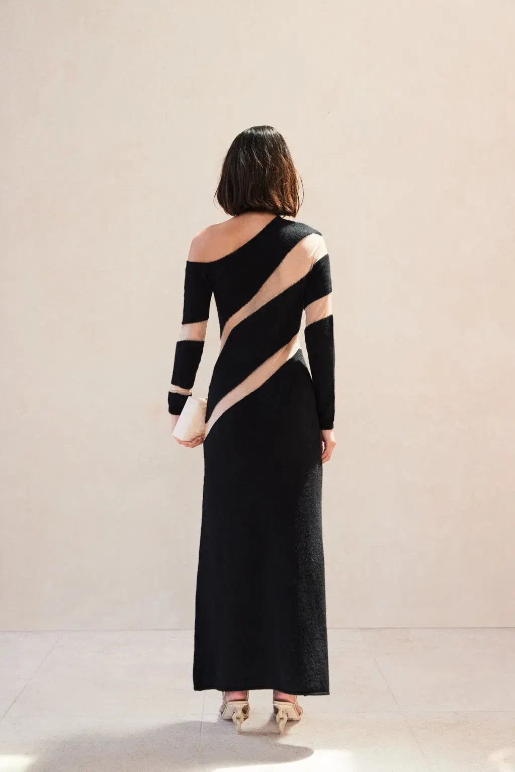 Cult Gaia Nessa Knit Dress Black Size 8 photo 4