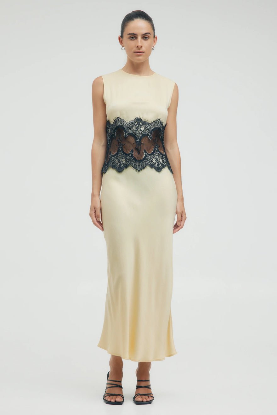 Third Form Visions Lace Trim Tank Dress - Marshmallow photo 2