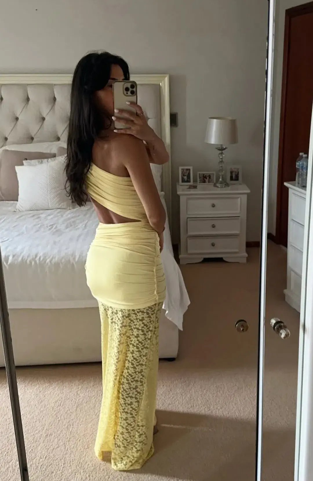 Deconduarte Paridiso Maxi Dress Yellow Size XS/6 photo 5